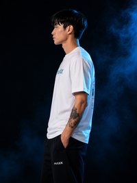 MAXX Unisex White T-Shirt  MKOF002