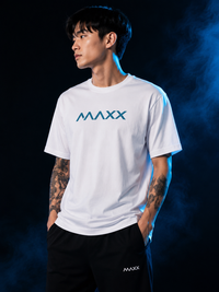 MAXX Unisex White T-Shirt  MKOF002