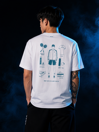 MAXX Unisex White T-Shirt  MKOF002
