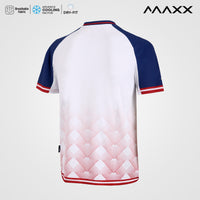 MAXX Unisex Navy-red T-Shirt  MKTOU001